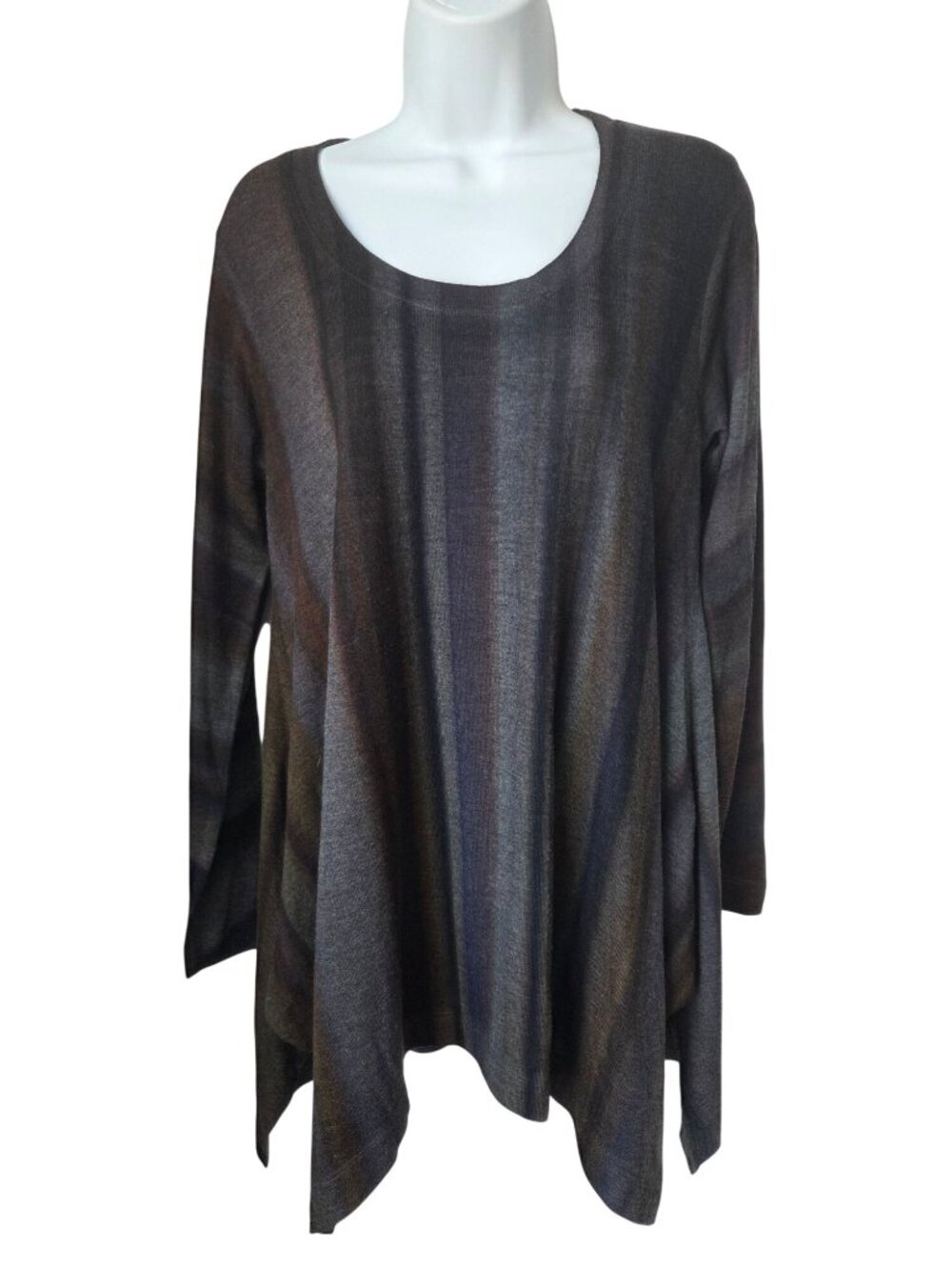 Soft Surroundings Stripe Oversize Sweater Tunic Size Small 2AF21